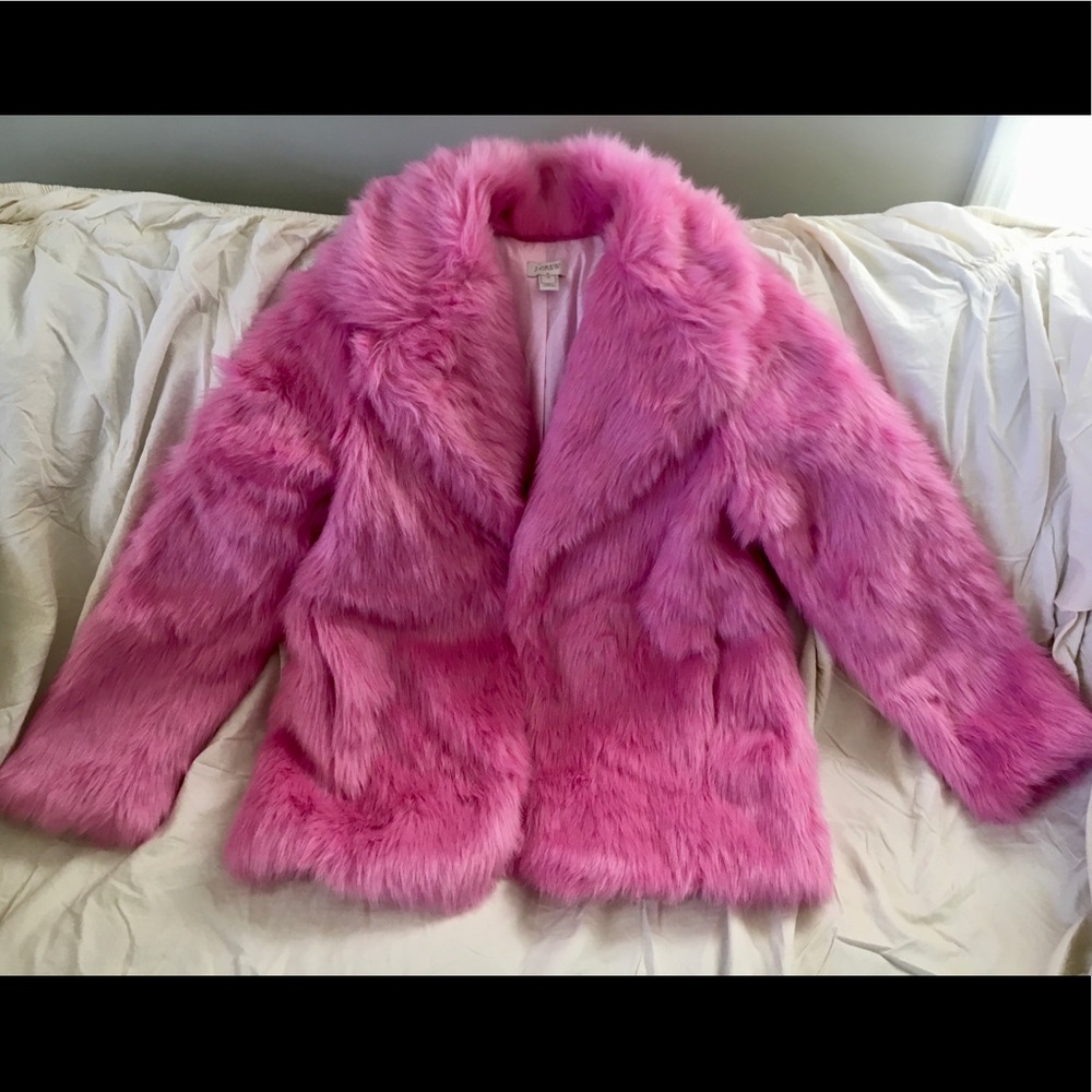 Faux fur coat